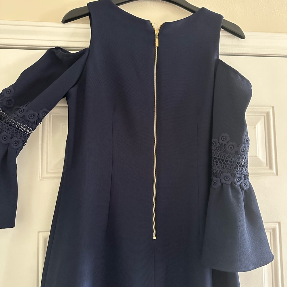 Navy mini dress